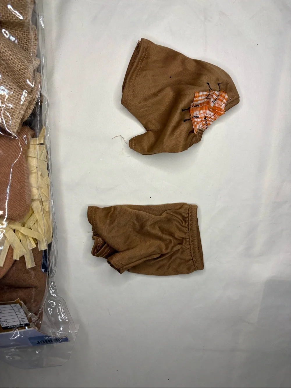 Sweet Scarecrow Junior Large Costume - Navy and Brown with Stocking and Hat